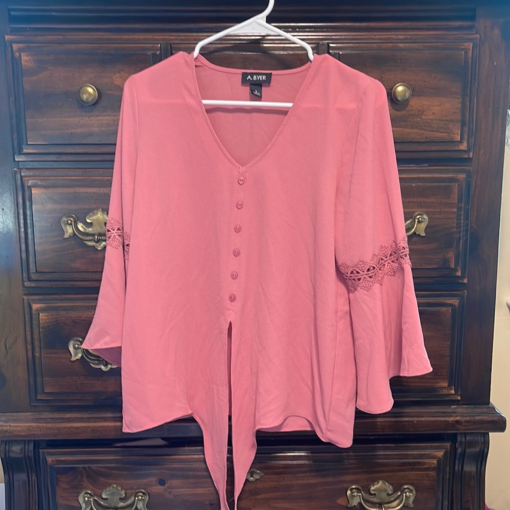Pink blouse